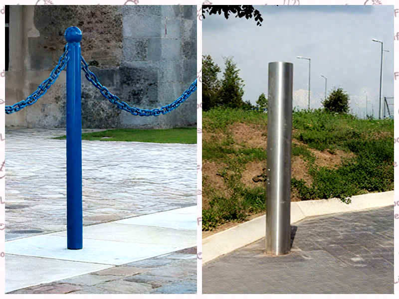Structural Steel Types for Bollards and Street Furniture,stainless steel bollards
